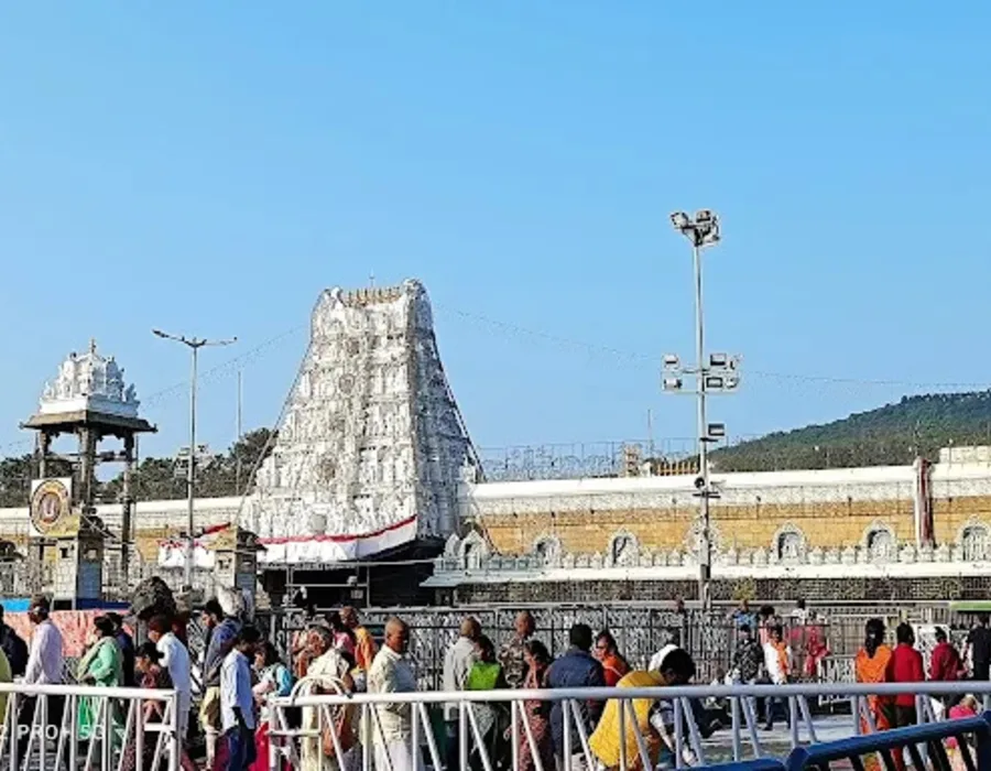 Tirumala temple view